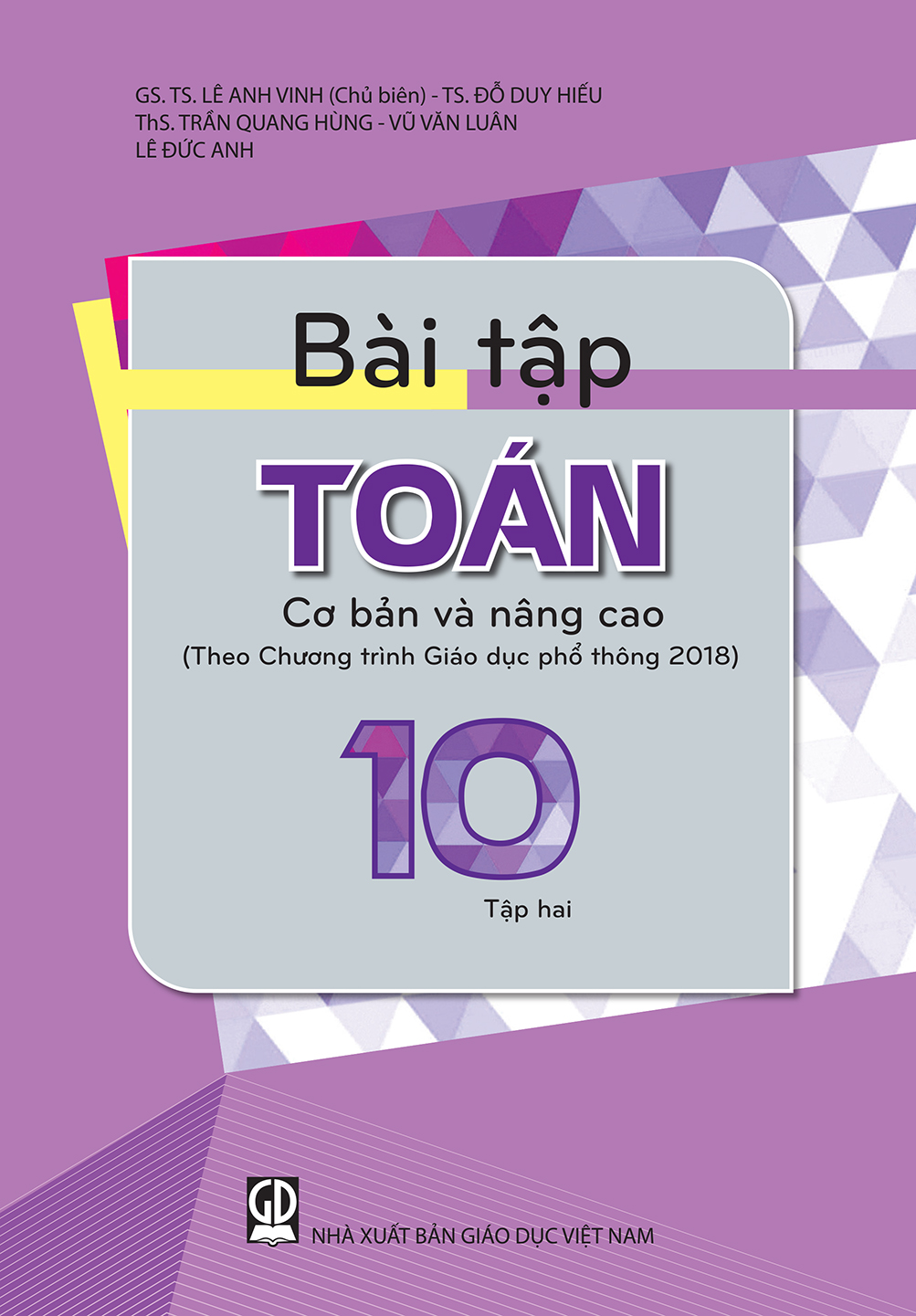 Bài tập Toán 10 - Tập 2